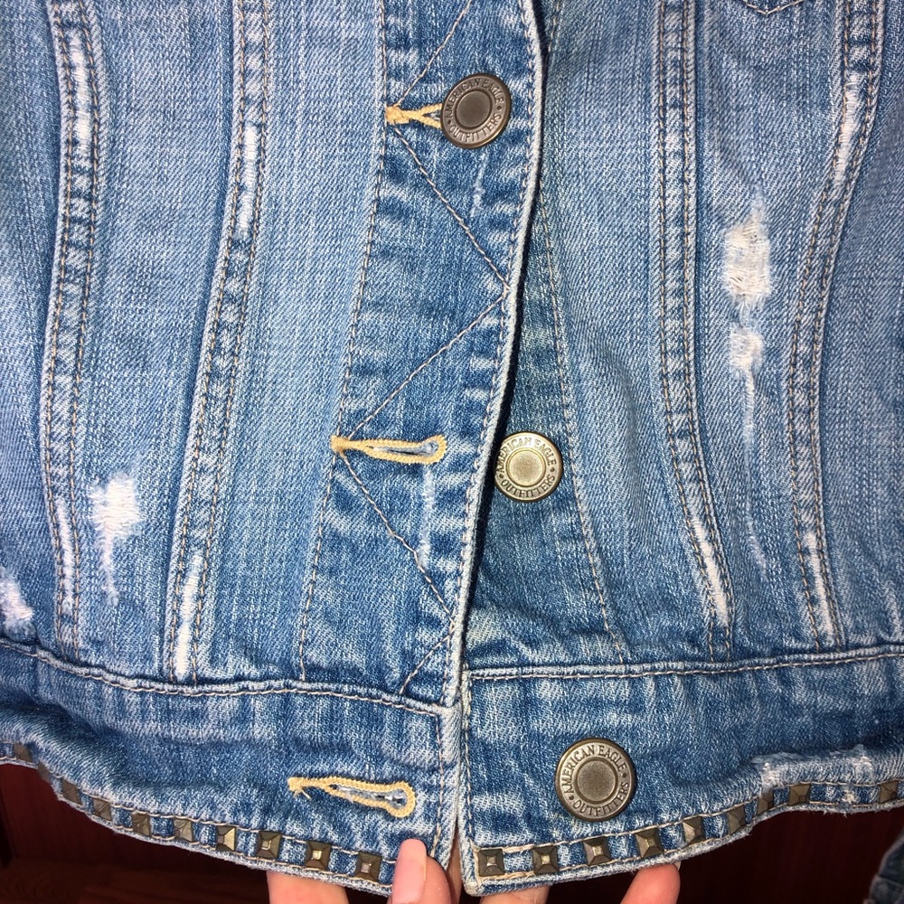 Studded Denim Jacket - Picture 3 of 6